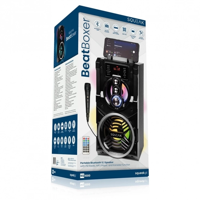 Bluetooth reproduktor s karaoke 20W Beatboxer
