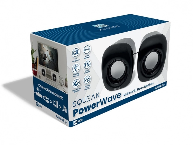 Squeak PowerWave stereofónne reproduktory