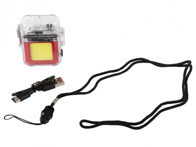 Elektrický plazmový zapaľovač s LED lampou USB