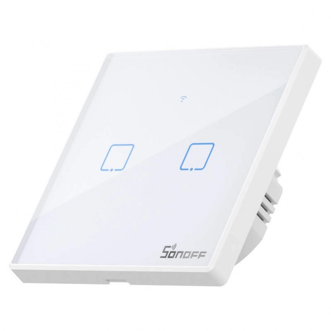 Inteligentný vypínač WiFi + RF 433 Sonoff T2 EU TX (2-kanálový) nová verzia