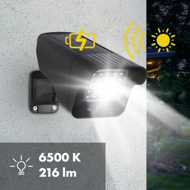 Solárna atrapa kamery s LED diódou