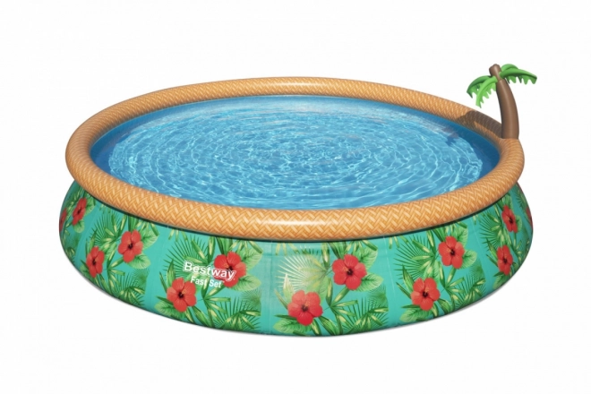 Nafukovací bazén s tropickým sprayerom Bestway 457 x 84 cm