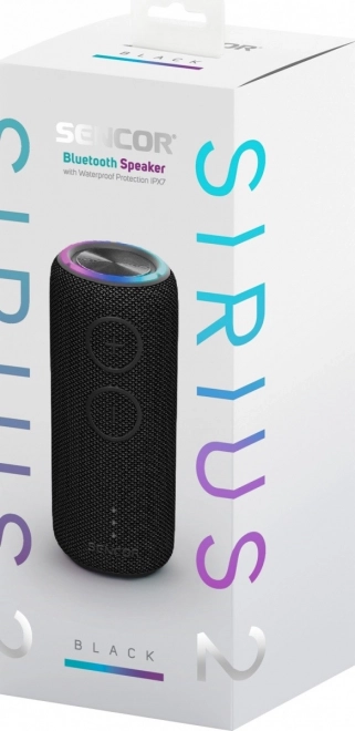 Bezdrôtový Bluetooth reproduktor Sencor Sirius 2 s LED osvetlením a funkciou TWS