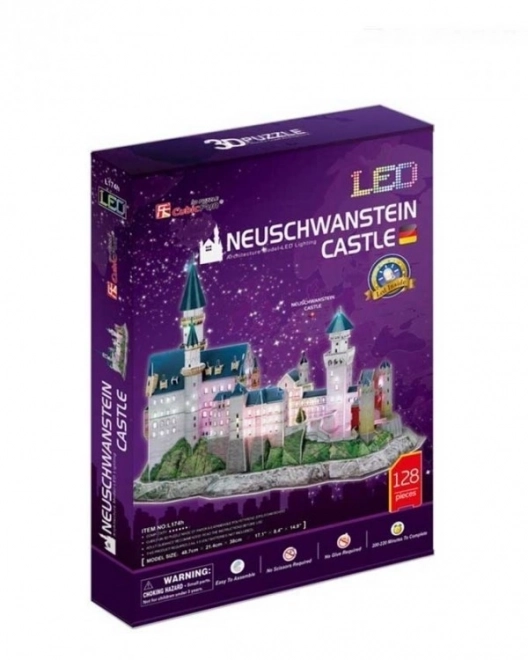 3D puzzle zámok Neuschwanstein