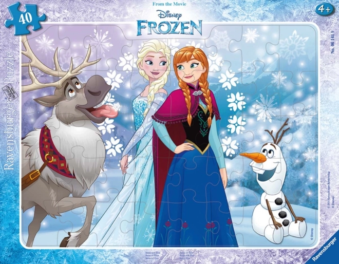 Ravensburger Puzzle Ľadové kráľovstvo: Anna a Elsa 40 kúskov