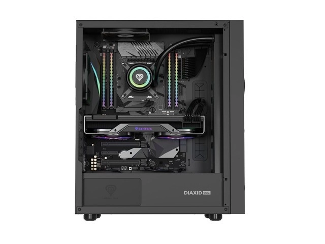 Obudova Genesis Diaxid 605F midi tower USB-C čierna