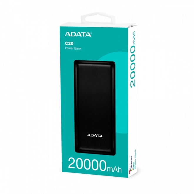 Powerbank 20000mAh USB-C čierny