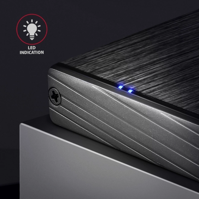 Hliníkové puzdro na externý disk USB 3.2 Gen 1 pre SATA 2,5"