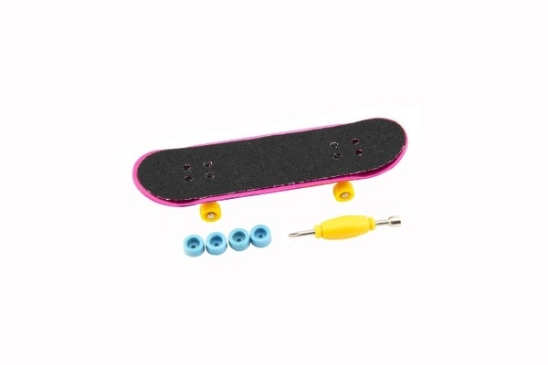 Skrutkovací prstový skateboard s príslušenstvom - 9 cm