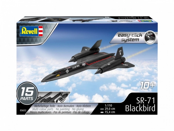 Model SR-71 Blackbird Easy-Click 1/110