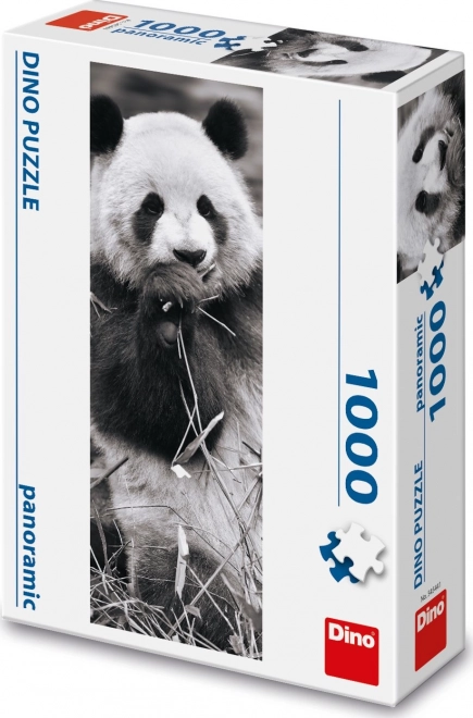 Vertikálne puzzle Panda v tráve 1000 dielikov