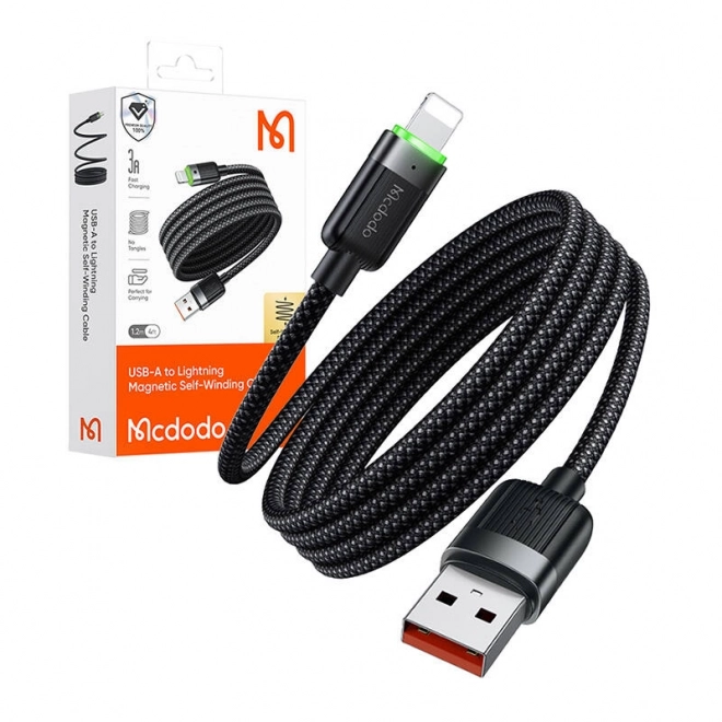 Samonavíjací USB-C na Lightning kábel Mcdodo