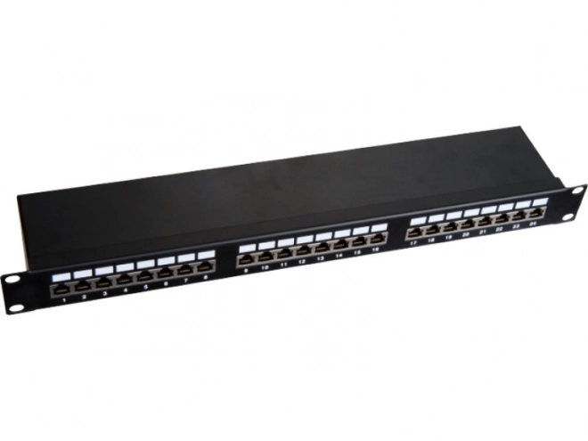 Patchpanel STP kategória 6 19 palcov 1U 24xRJ45 LSA