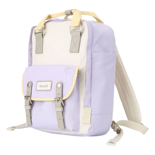Batoh na notebook Himawari 14'' fialovo-pieskový