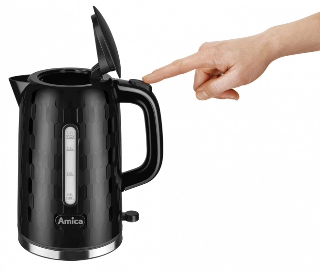 Rýchlovarná kanvica Amica 1.7l čierna