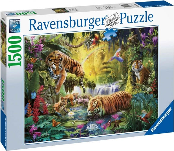 Puzzle 1500 dielikov Pokojné tigre RAVENSBURGER