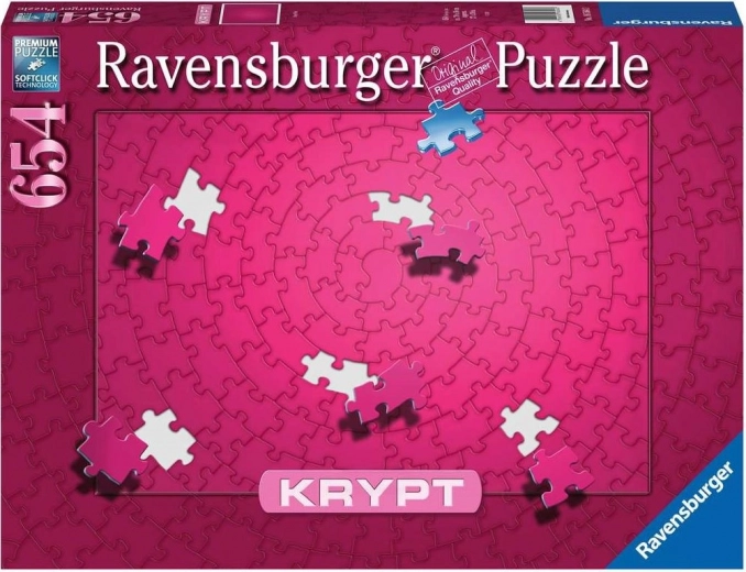 Ravensburger puzzle Krypt ružové 654 dielikov