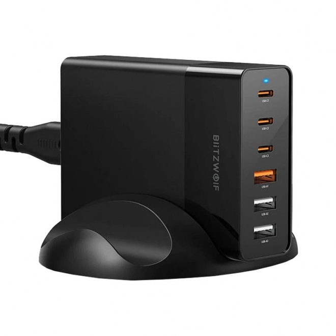 Nástenná nabíjačka Blitzwolf BW-S25, 75W, 3x USB, 3x USB-C