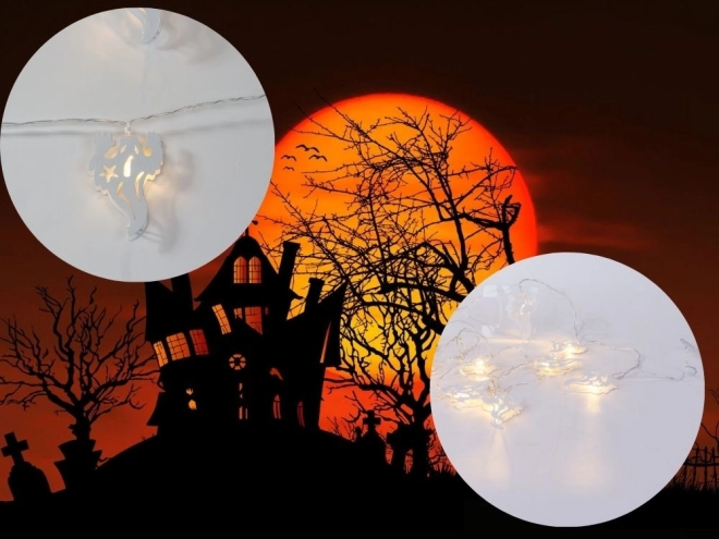 Led reťaz na Halloween duchovia