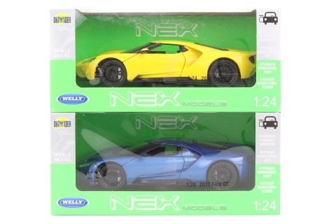 Kovový model auta Ford GT 2017 v mierke 1:24