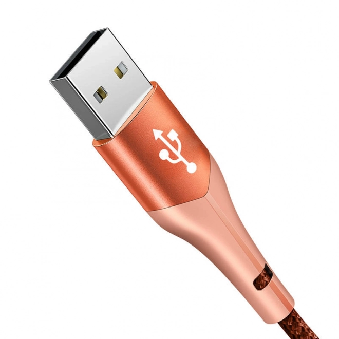 Kábel USB na USB-C Mcdodo Magnificence LED 1m (oranžový)