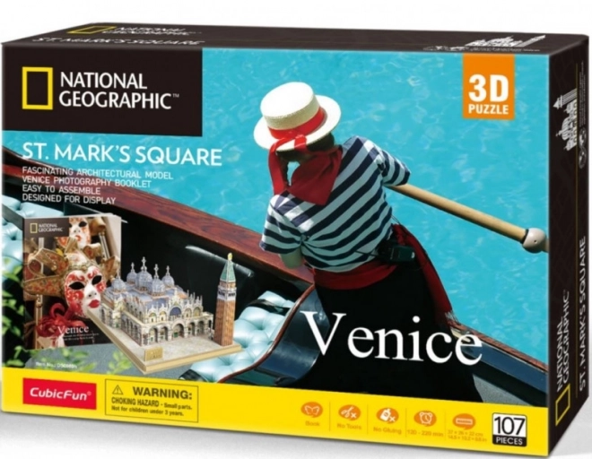 Puzzle 3D National Geographic - Benátky