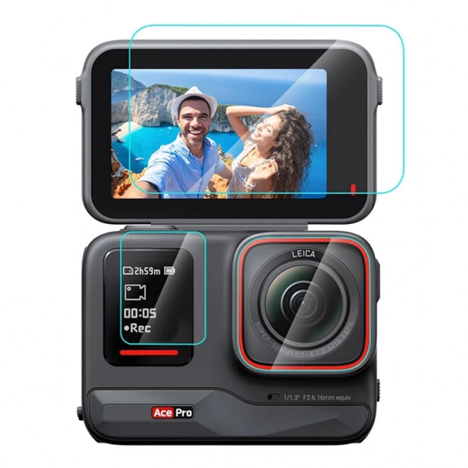 Tvrdené sklo 3 v 1 pre Insta360 Ace Pro