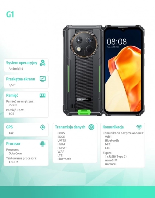 Odolný smartfón s 4G a veľkou pamäťou