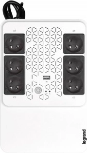 Záložný zdroj UPS LEGRAND Keor Multiplug 800 VA s AVR, 4+2 zásuvky FR