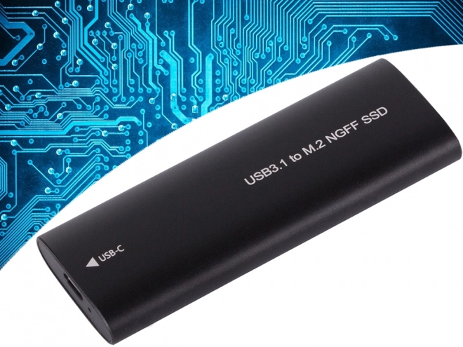Obal na disk M.2 SATA NGFF USB 3.1 typ-C 2230-2280mm