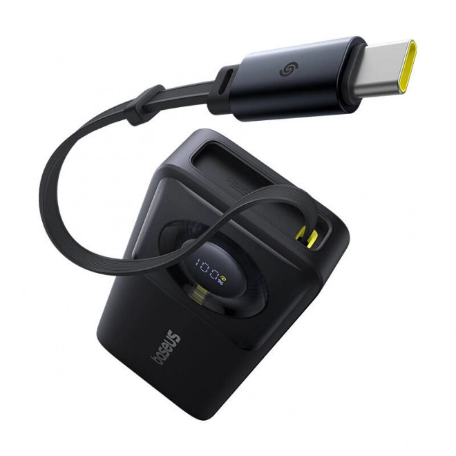 Powerbanka Baseus Free2Pull 10000mAh 30W s káblom čierna
