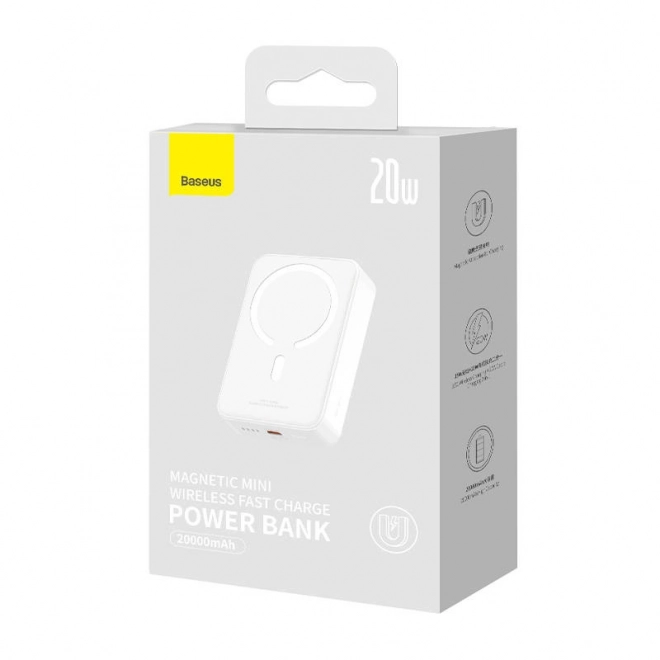 Magnetická mini powerbanka 20000mAh Baseus