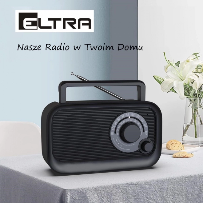 Prenosné rádio Hania čierne