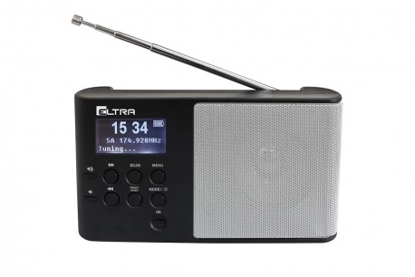 Prenosné rádio DAB+ a FM ULA strieborné