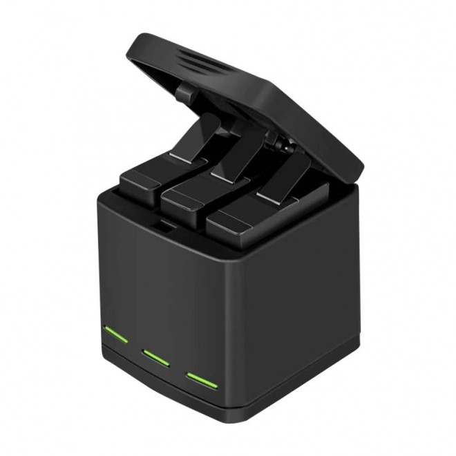 Trojitý nabíjací box pre GoPro Hero 8 s dvoma batériami