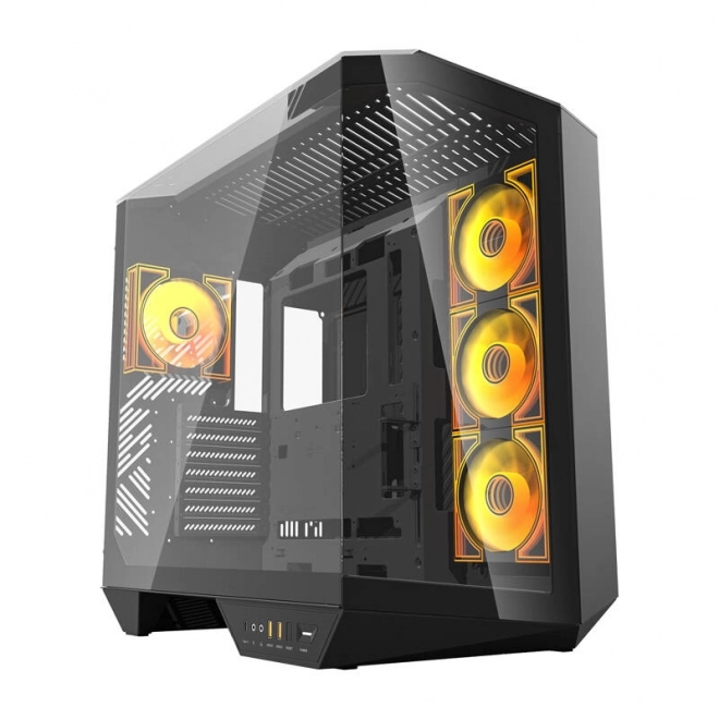 Počítačová skriňa Darkflash so 4 ventilátormi