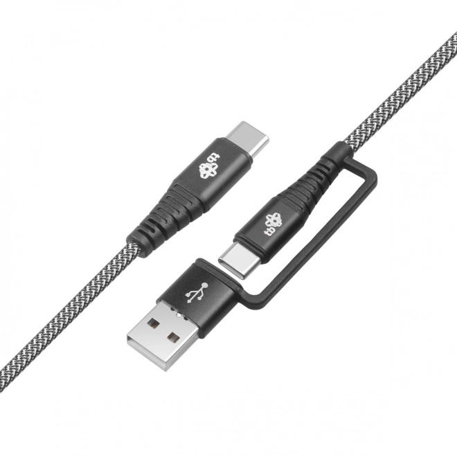 Kábel 2v1: USB-C a USB A s dĺžkou 1,2 m