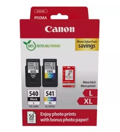 Sada atramentov PG-540L/CL-541XL Canon s papierom Glossy Photo