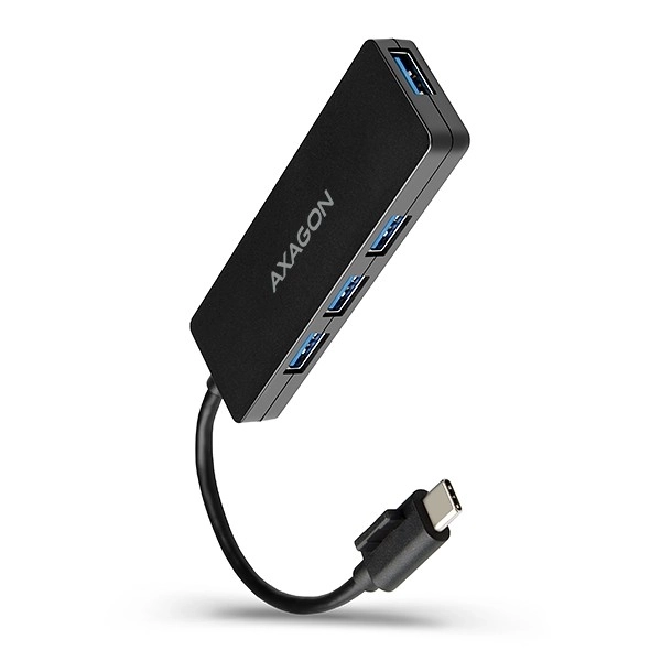 Axagon Slim USB Hub 4-portový USB 3.2 Gen 1 s 14cm Typ-C káblom
