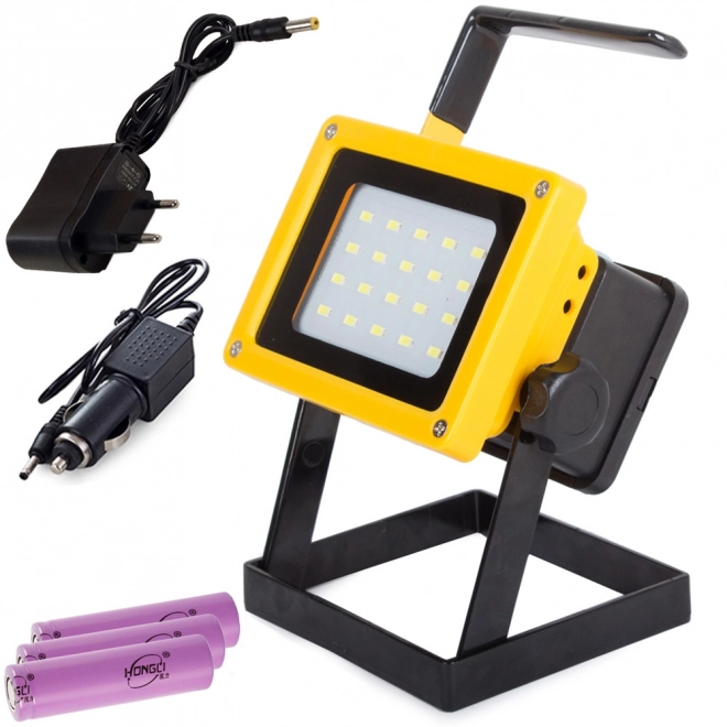 Prenosný LED reflektor 30W s akumulátorom