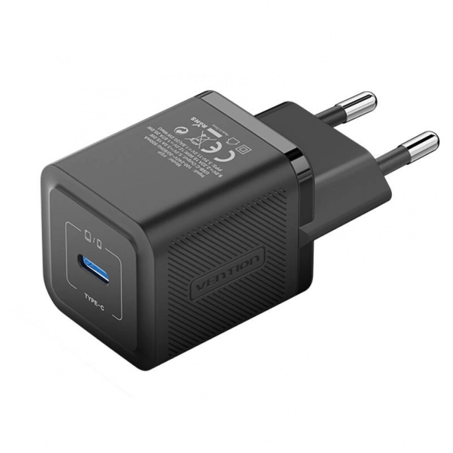 Nabíjačka Vention GaN 20W USB-C čierna