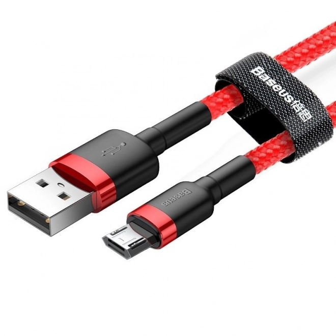 Kábel Baseus Cafule Micro USB 2,4A 1m Červený