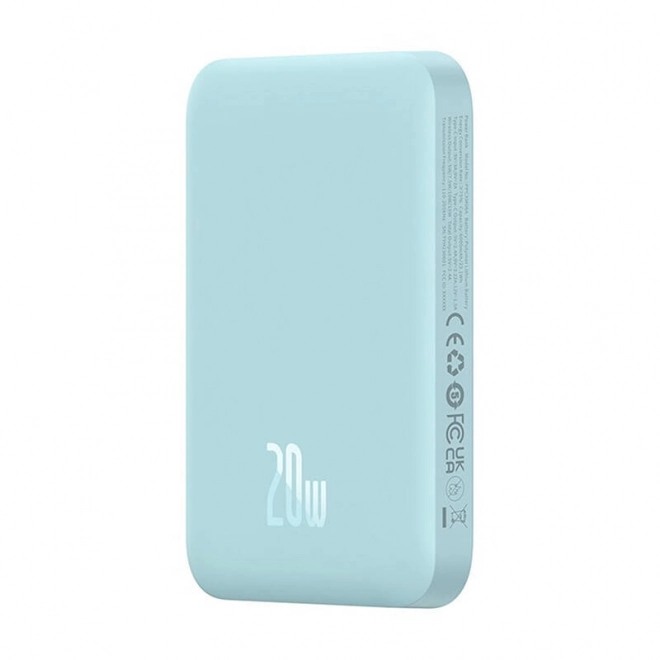 Mini powerbanka Baseus 6000 mAh 20W modrá