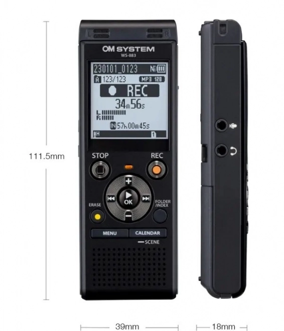 Stereo dyktafon OM System