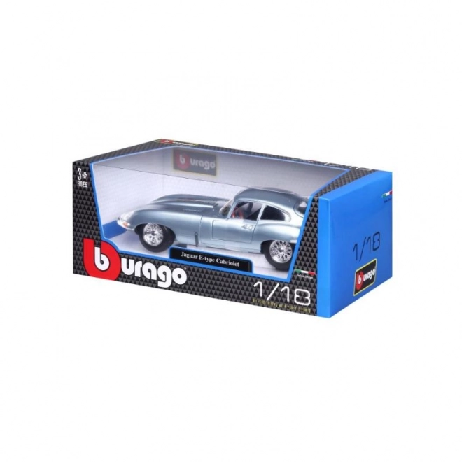 Kovový model Jaguar E Coupe od Bburago