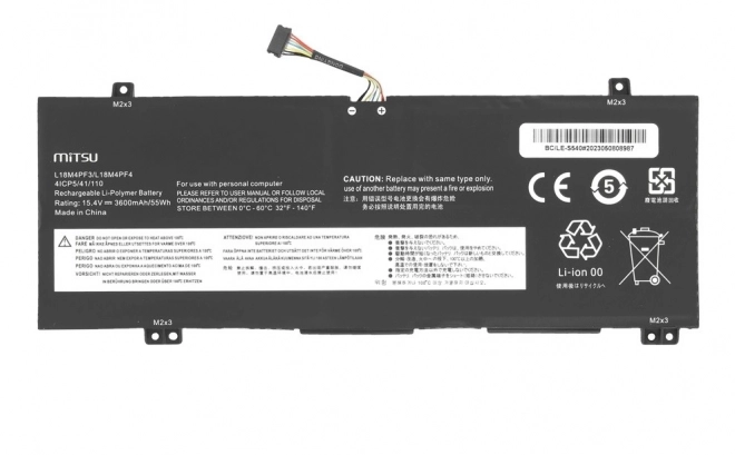 Vysokokapacitná batéria pre Lenovo IdeaPad S540