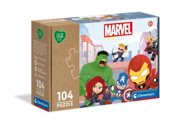 Clementoni Play For Future Puzzle Marvel: Avengers 104 dielikov