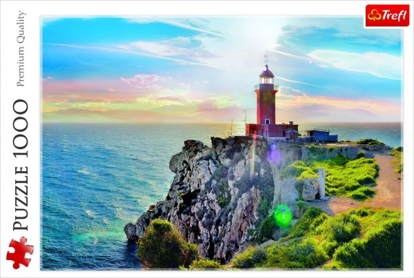Puzzle Maják Melagavi, Grécko - 1000 Dielikov