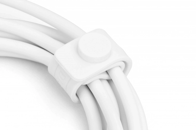 Siliónový nabíjací kábel USB-A - USB-C 0,5m biely