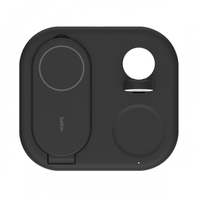 Magnetická nabíjacia podložka BOOSTCHARGE 3v1 Qi2 15W čierna skladacia